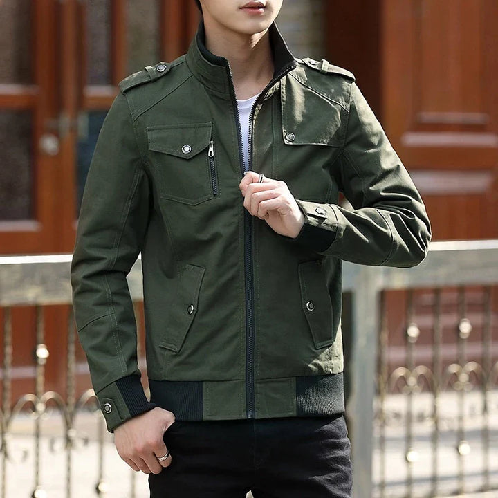 Nathan Zip-Front Jacket · Oliver Bradley
