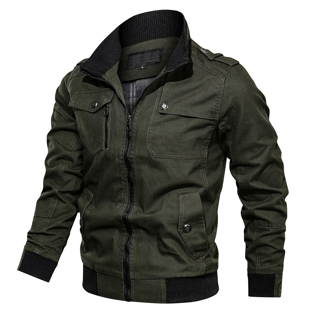 Nathan Zip-Front Jacket · Oliver Bradley