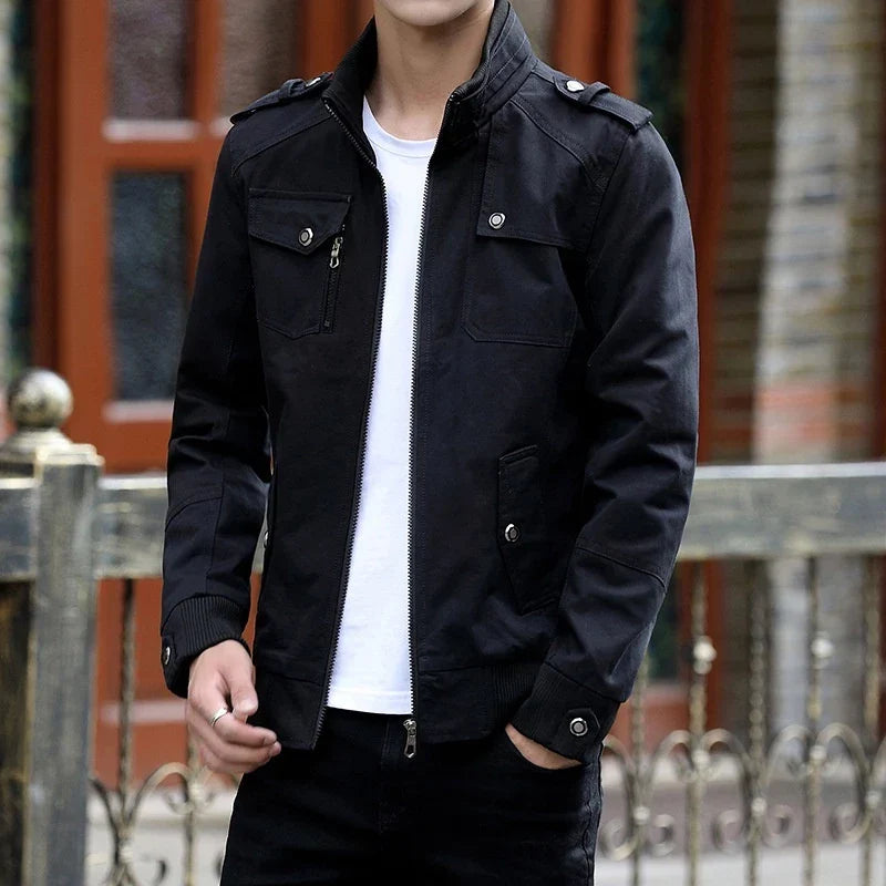 Nathan Zip-Front Jacket · Oliver Bradley