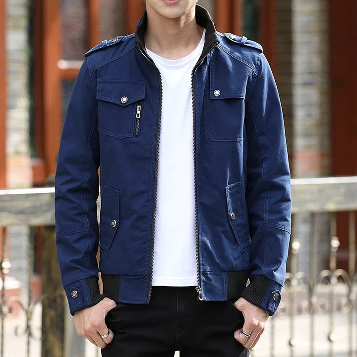 Nathan Zip-Front Jacket · Oliver Bradley