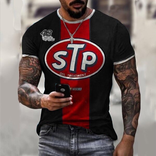 New Vintage Motor Oil Motorcycles T-Shirt · Oliver Bradley