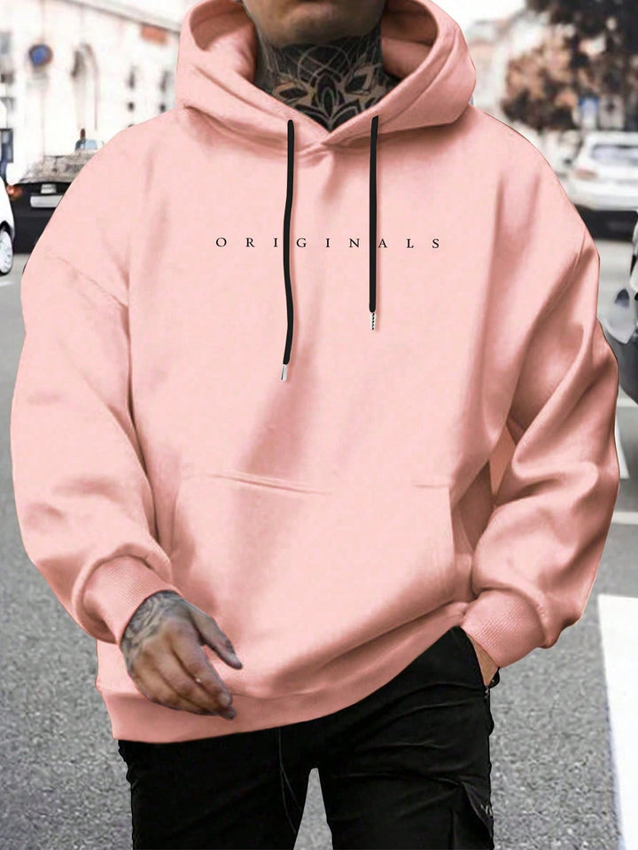 Originals | Heren sweatshirt met capuchon en letterprint · Oliver Bradley