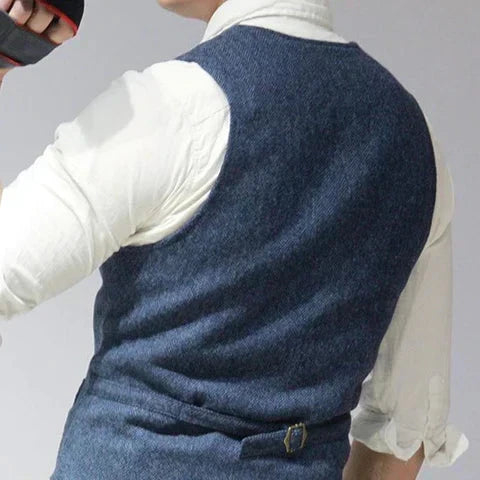 Otis | Men’s Vintage Button Vest with Pockets · Oliver Bradley