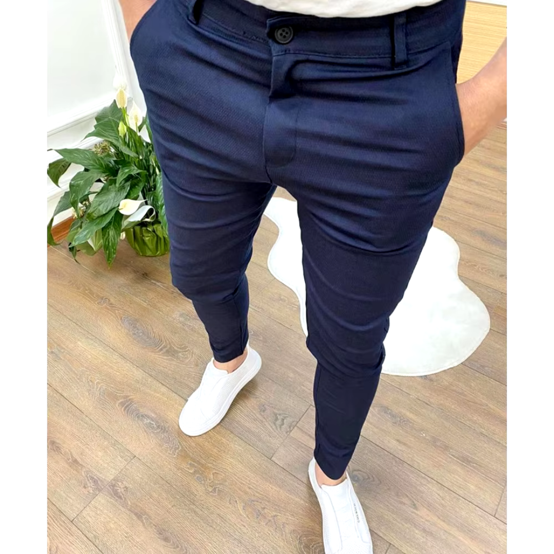 Parker | Men’s High-Quality Elastic Comfort Trousers · Oliver Bradley