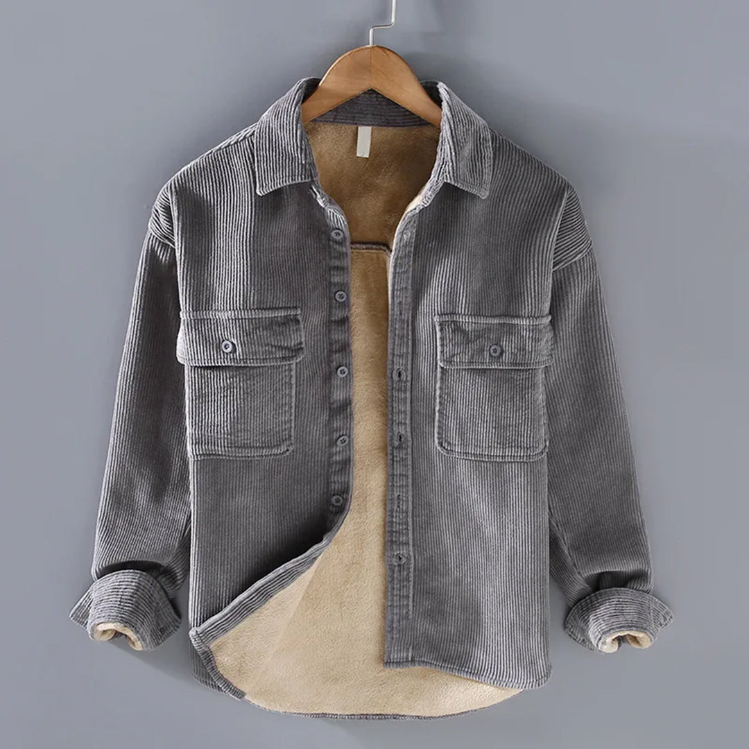 Peter | Herren warme Cordjacke mit Knopfleiste · Oliver Bradley