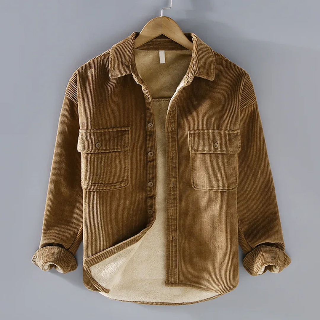 Peter | Herren warme Cordjacke mit Knopfleiste · Oliver Bradley