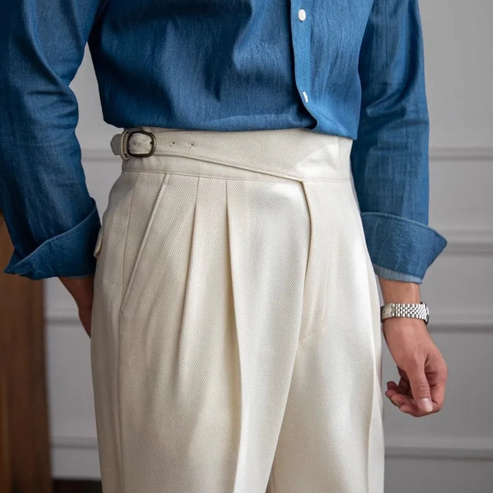 Preston High-Waist Pants · Oliver Bradley