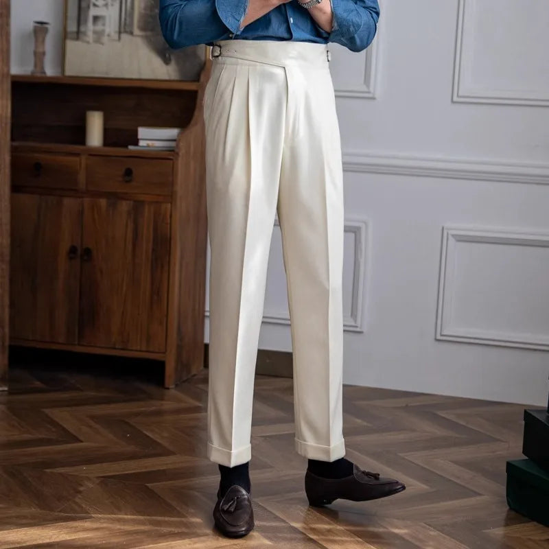 Preston High-Waist Pants · Oliver Bradley