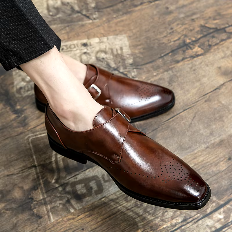 Preston Monk-Strap Loafers · Oliver Bradley
