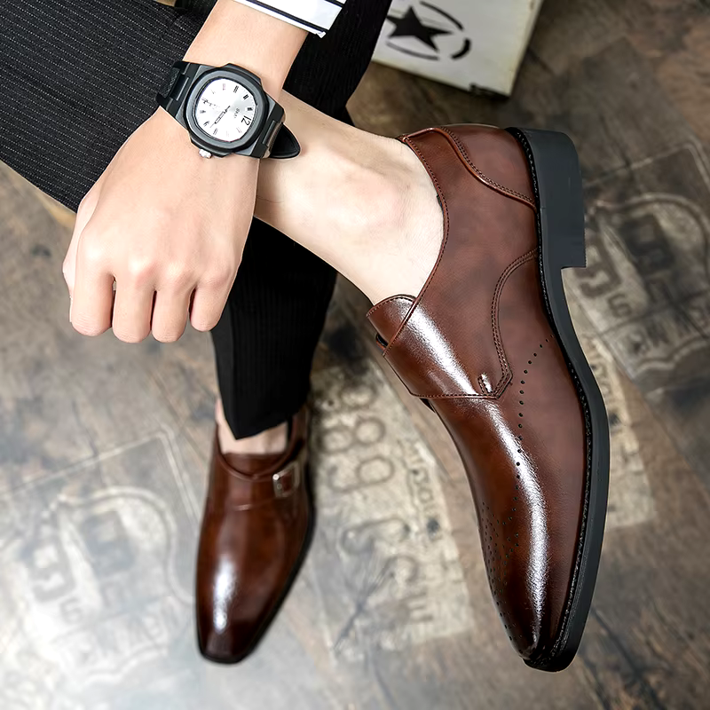 Preston Monk-Strap Loafers · Oliver Bradley