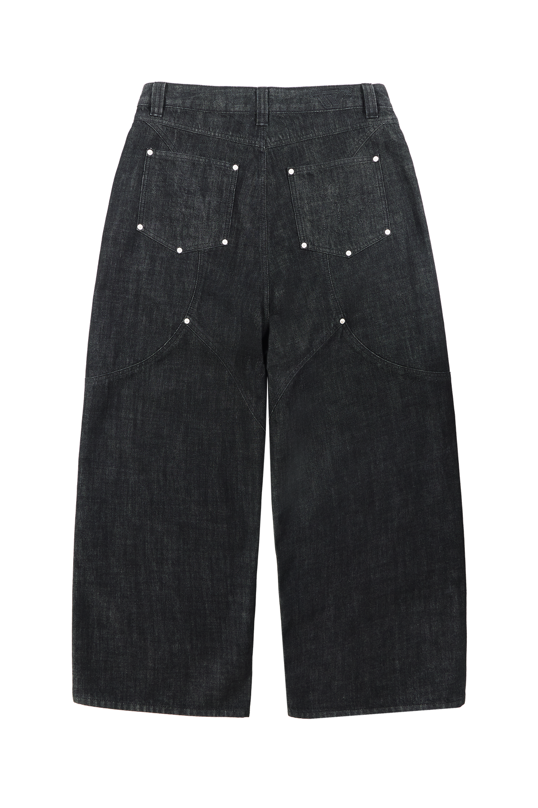 Raw Baggy Denim Jeans Black · Oliver Bradley