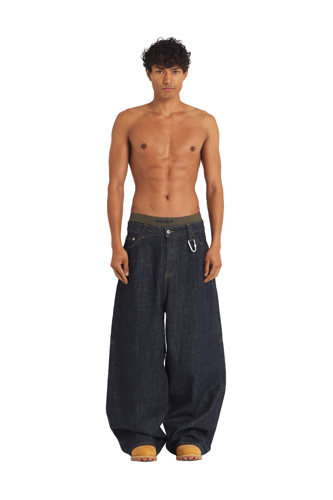Raw Baggy Denim Jeans Blue · Oliver Bradley