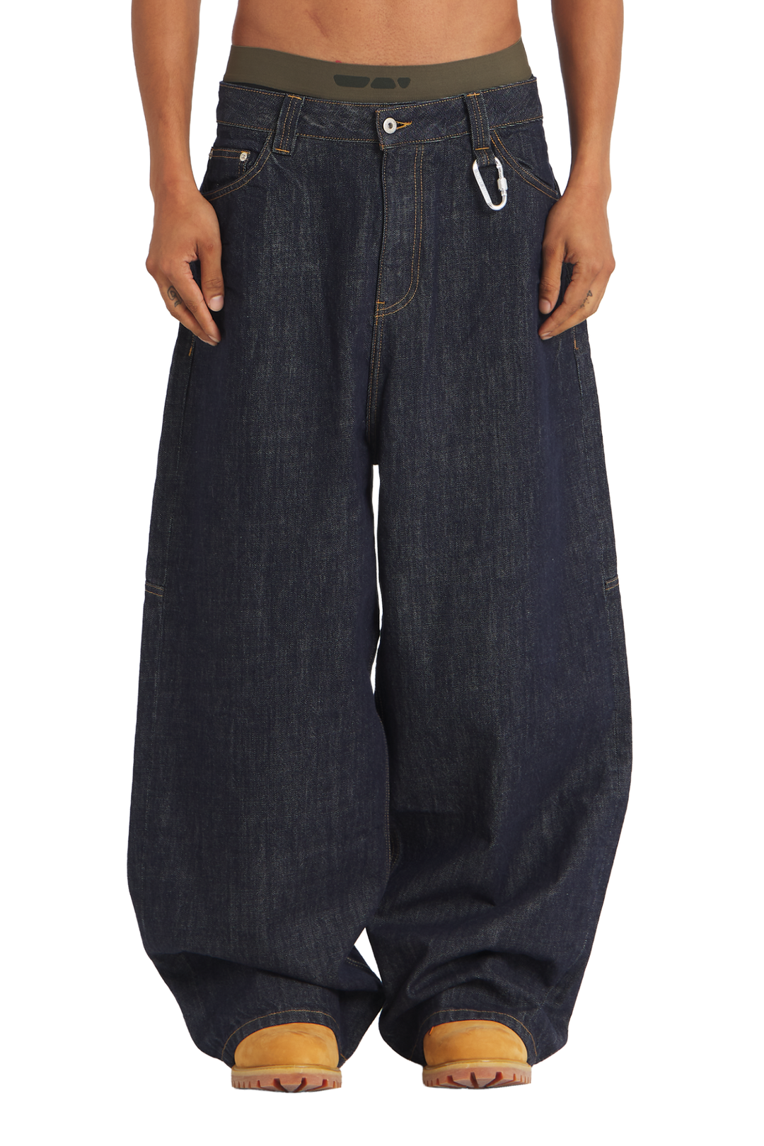 Raw Baggy Denim Jeans Blue · Oliver Bradley