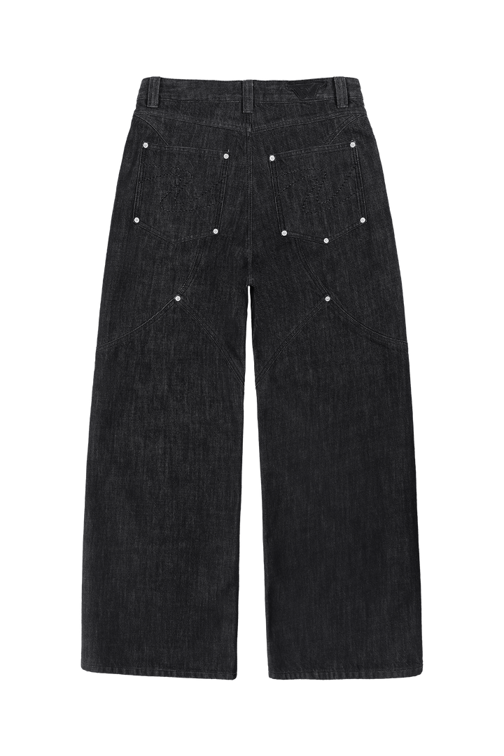 Raw Denim Jeans Black · Oliver Bradley