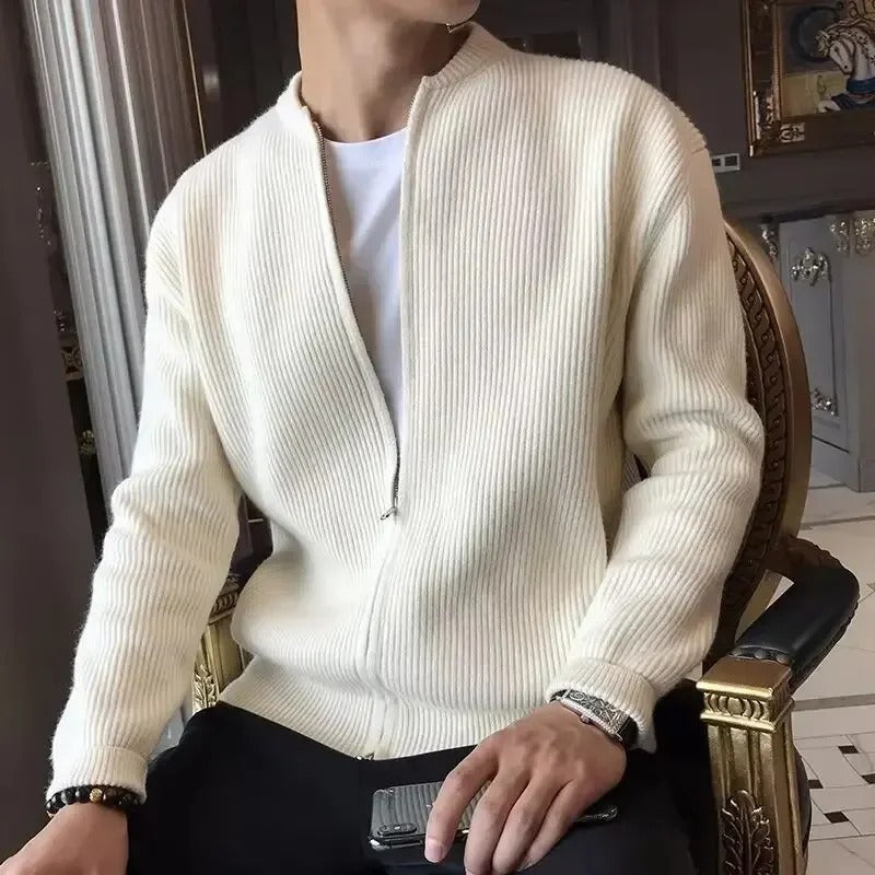 Rex Gilet Homme – Veste Zippée Chaude & Confortable au Style Moderne Élégant · Oliver Bradley