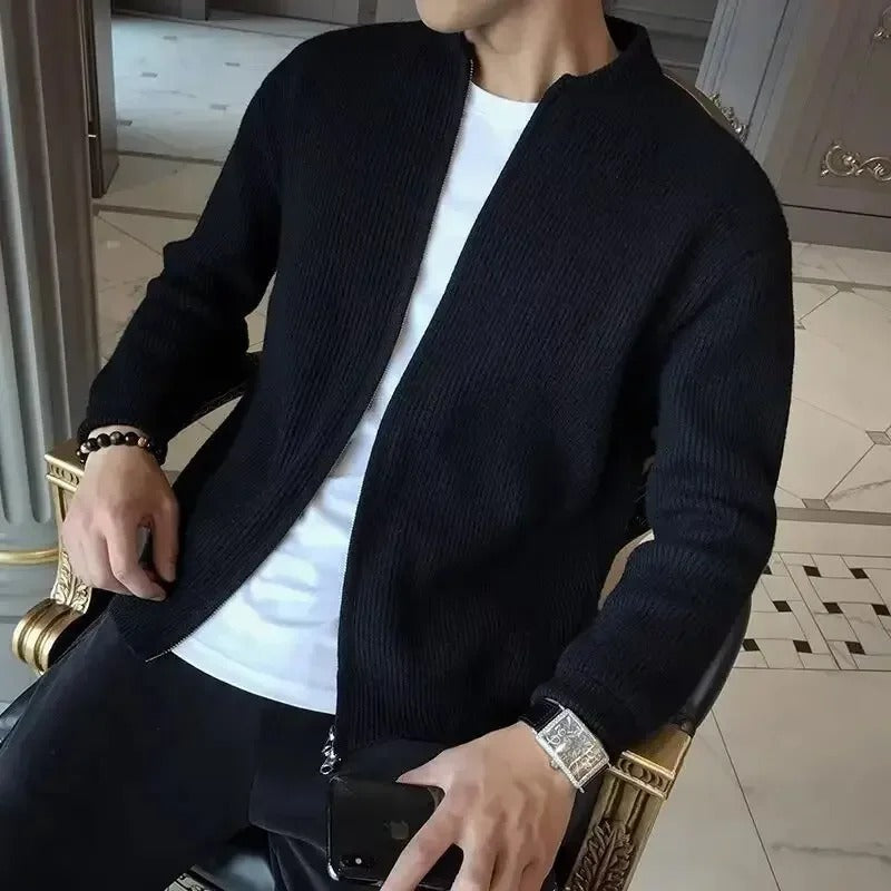 Rex Gilet Homme – Veste Zippée Chaude & Confortable au Style Moderne Élégant · Oliver Bradley