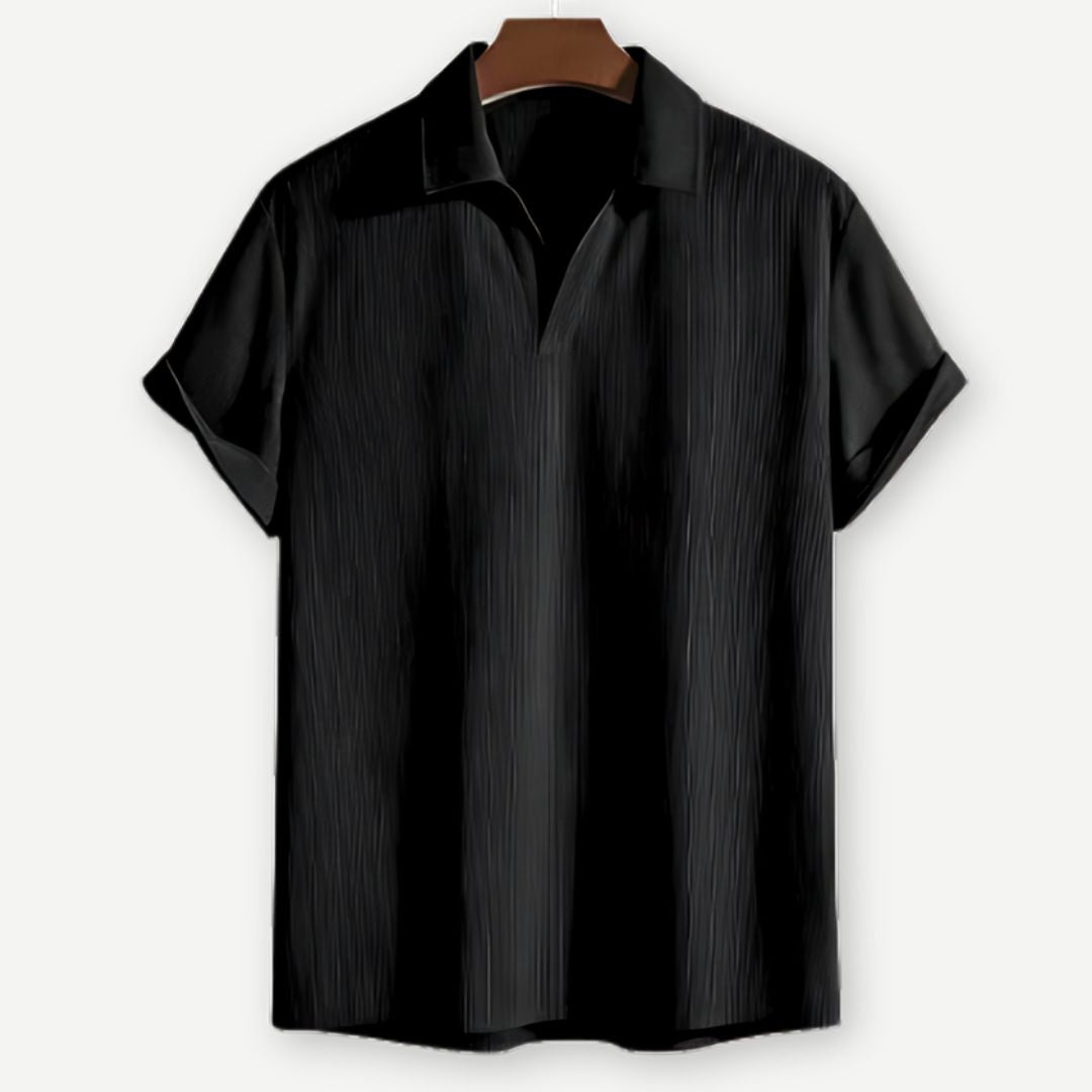 Ribbed Johnny Collar Polo · Oliver Bradley