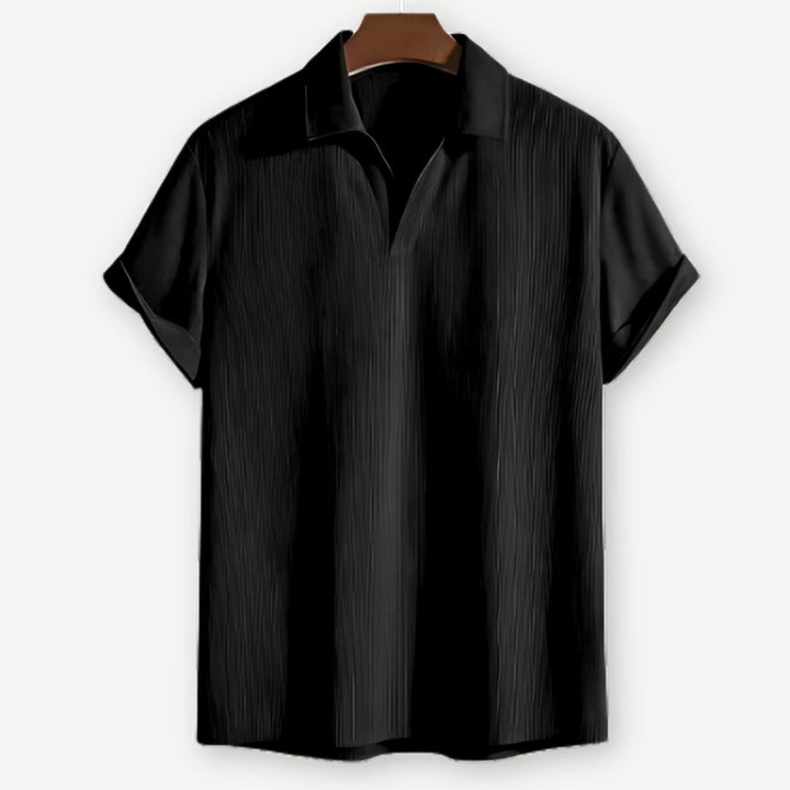 Ribbed Johnny Collar Polo · Oliver Bradley