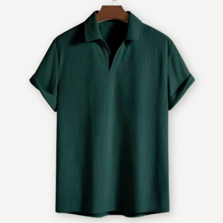 Ribbed Johnny Collar Polo · Oliver Bradley