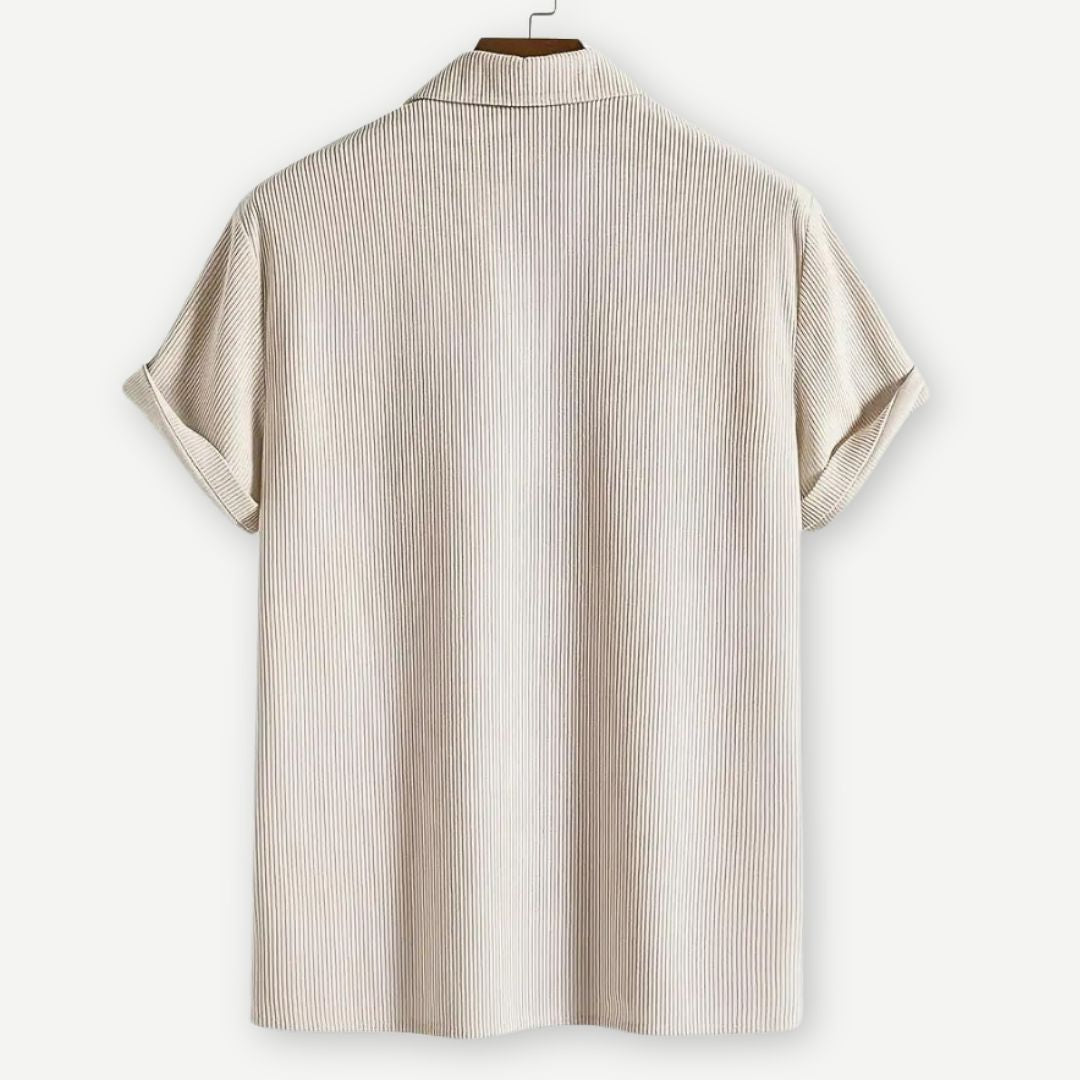 Ribbed Johnny Collar Polo · Oliver Bradley