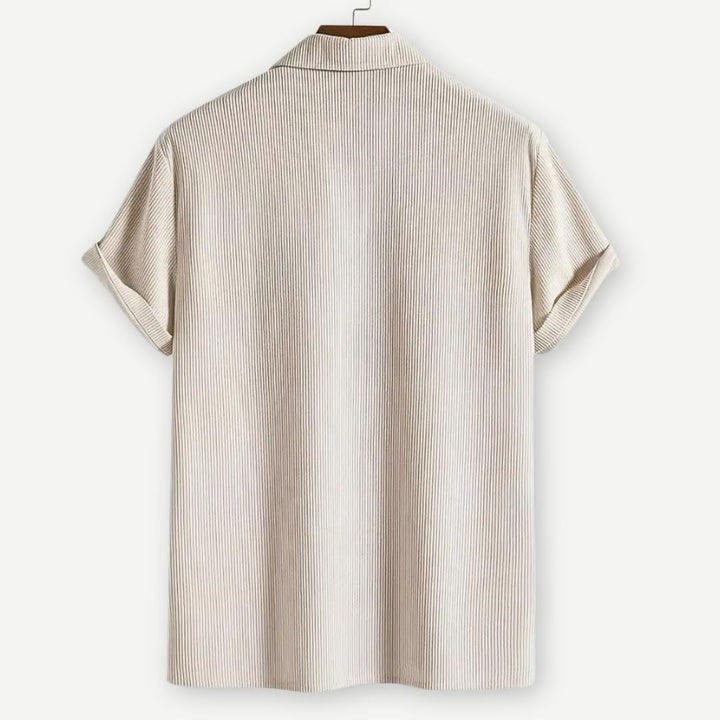 Ribbed Johnny Collar Polo · Oliver Bradley