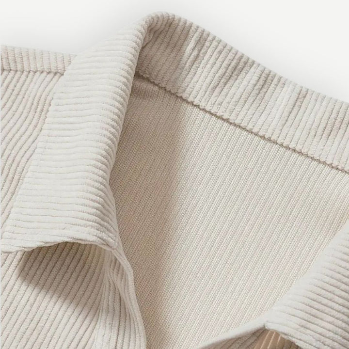 Ribbed Johnny Collar Polo · Oliver Bradley