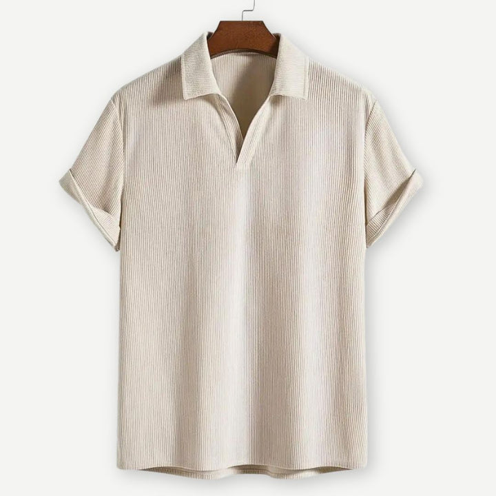 Ribbed Johnny Collar Polo · Oliver Bradley