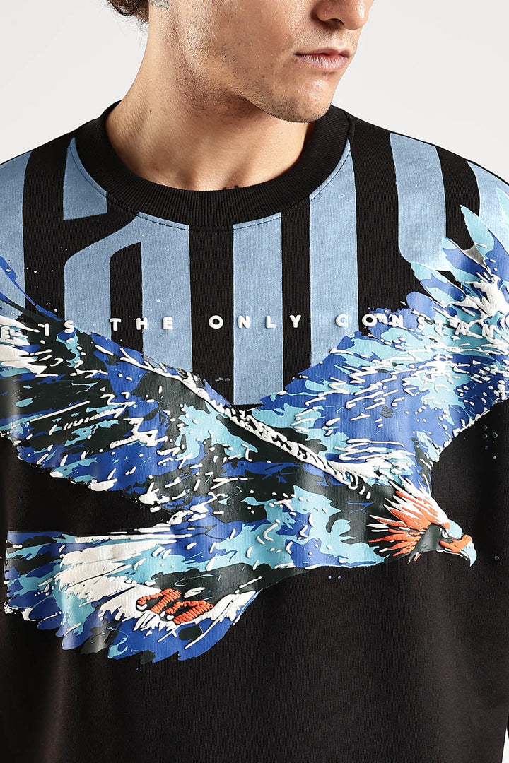 Sky Walker Black Oversized T-Shirt · Oliver Bradley