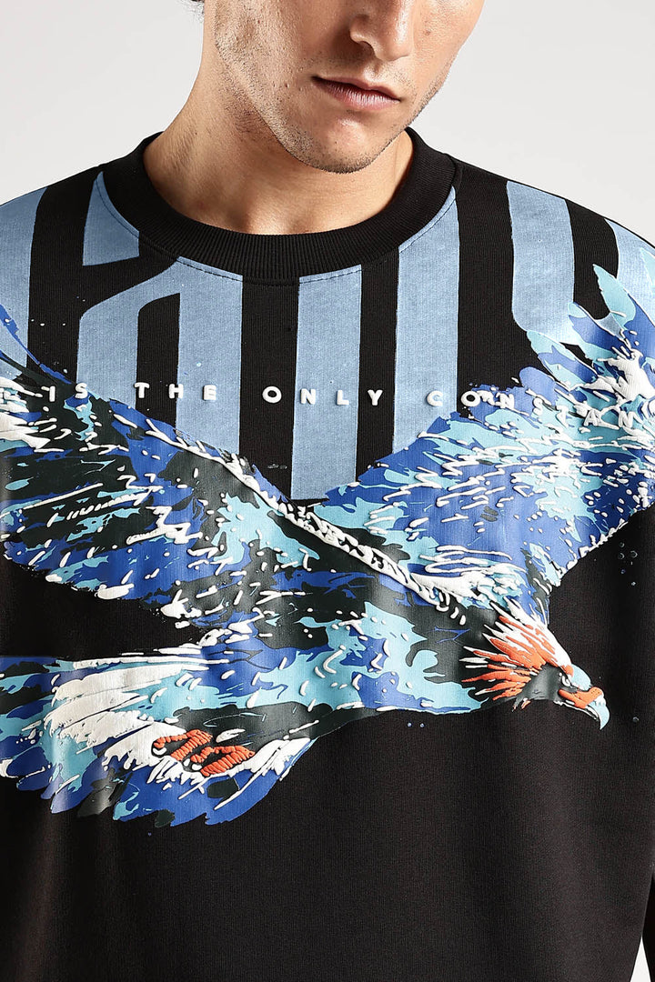 Sky Walker Black Oversized T-Shirt · Oliver Bradley