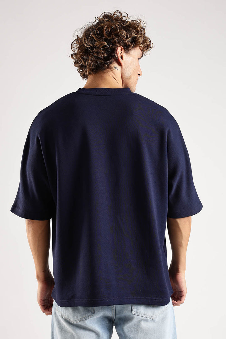 Sky Walker Navy Oversized T-Shirt · Oliver Bradley