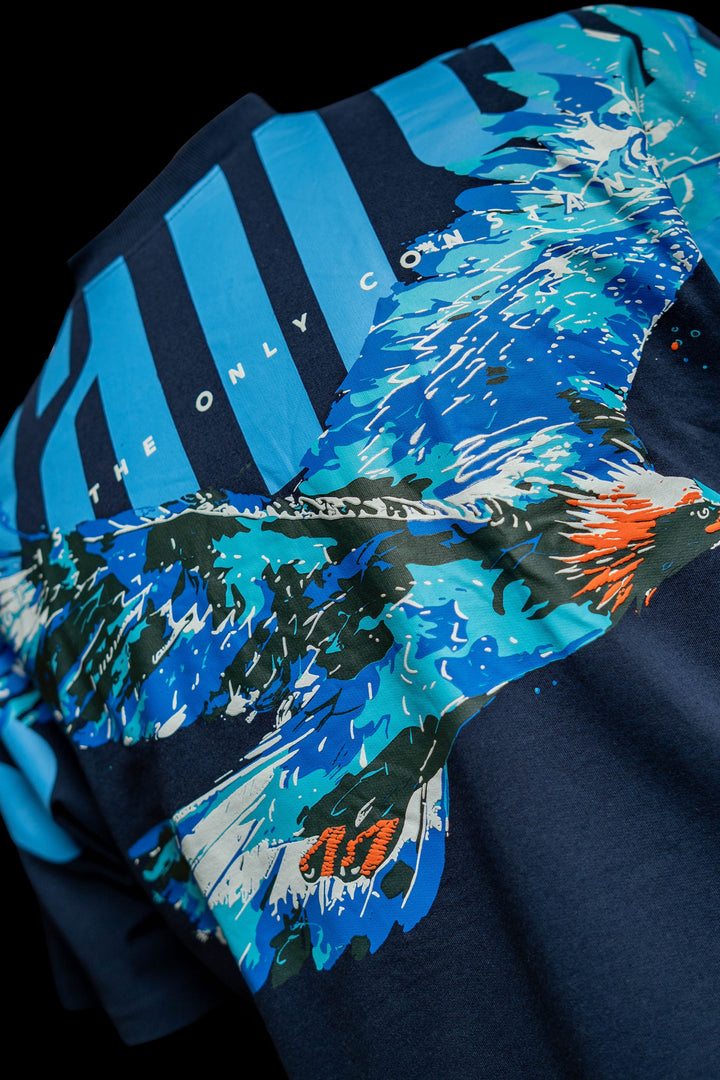 Sky Walker Navy Oversized T-Shirt · Oliver Bradley