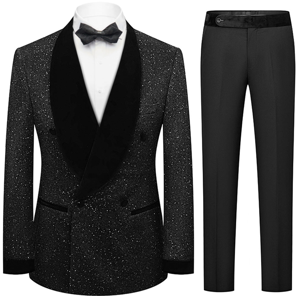 Starry Night Velvet-Trim Tuxedo (2-Piece) · Oliver Bradley