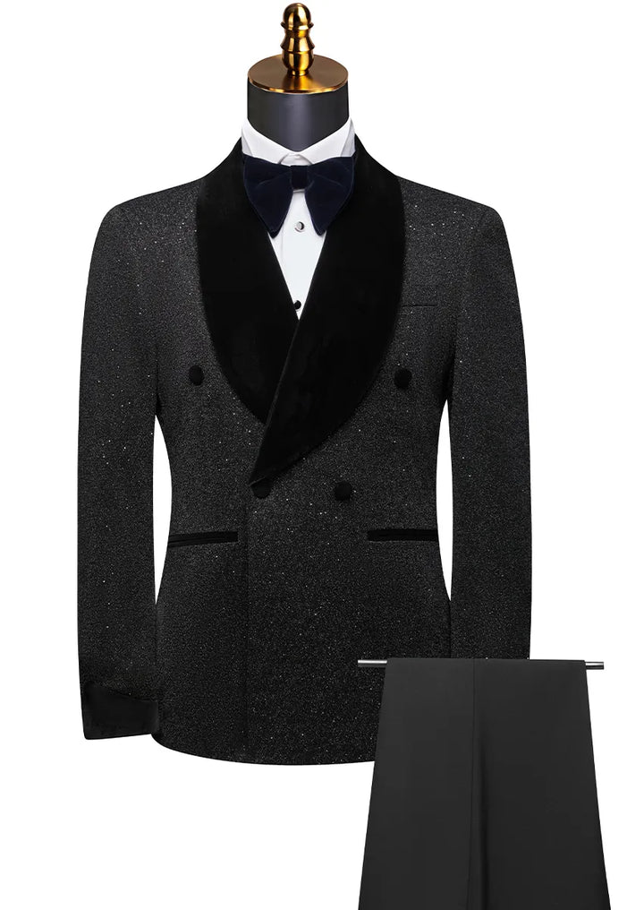 Starry Night Velvet-Trim Tuxedo (2-Piece) · Oliver Bradley