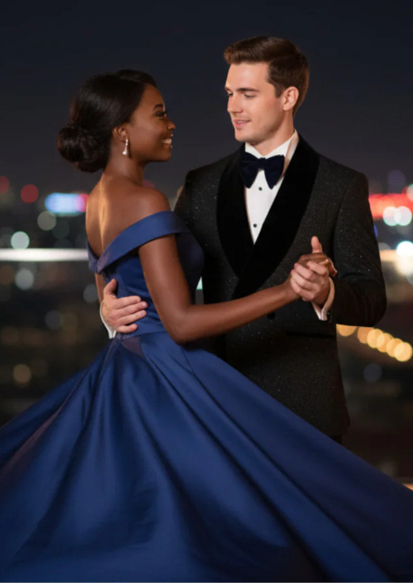 Starry Night Velvet-Trim Tuxedo (2-Piece) · Oliver Bradley