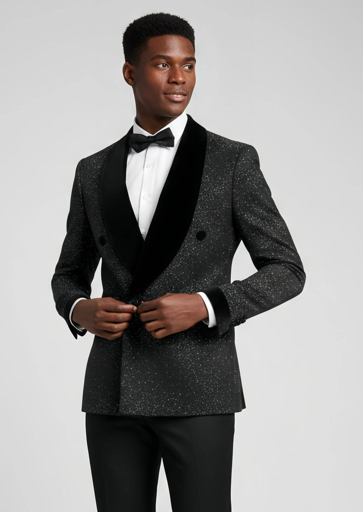 Starry Night Velvet-Trim Tuxedo (2-Piece) · Oliver Bradley