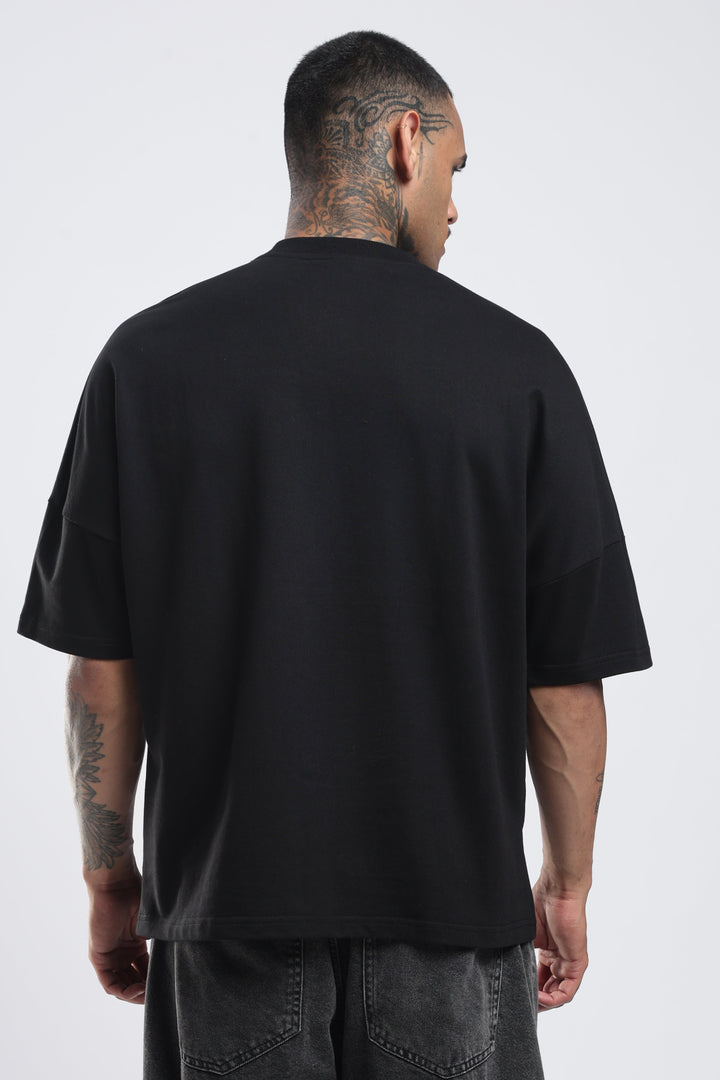 Streak Black Oversized T-shirt · Oliver Bradley