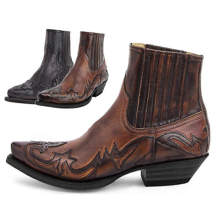 Sven | Leren Westerse Cowboylaarzen · Oliver Bradley