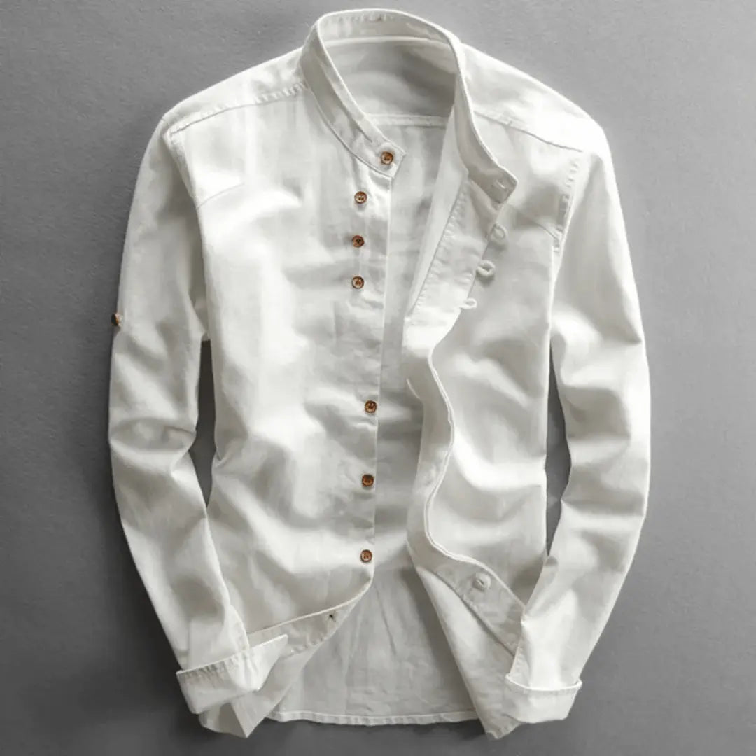 Takumi Linen Blend Shirt · Oliver Bradley
