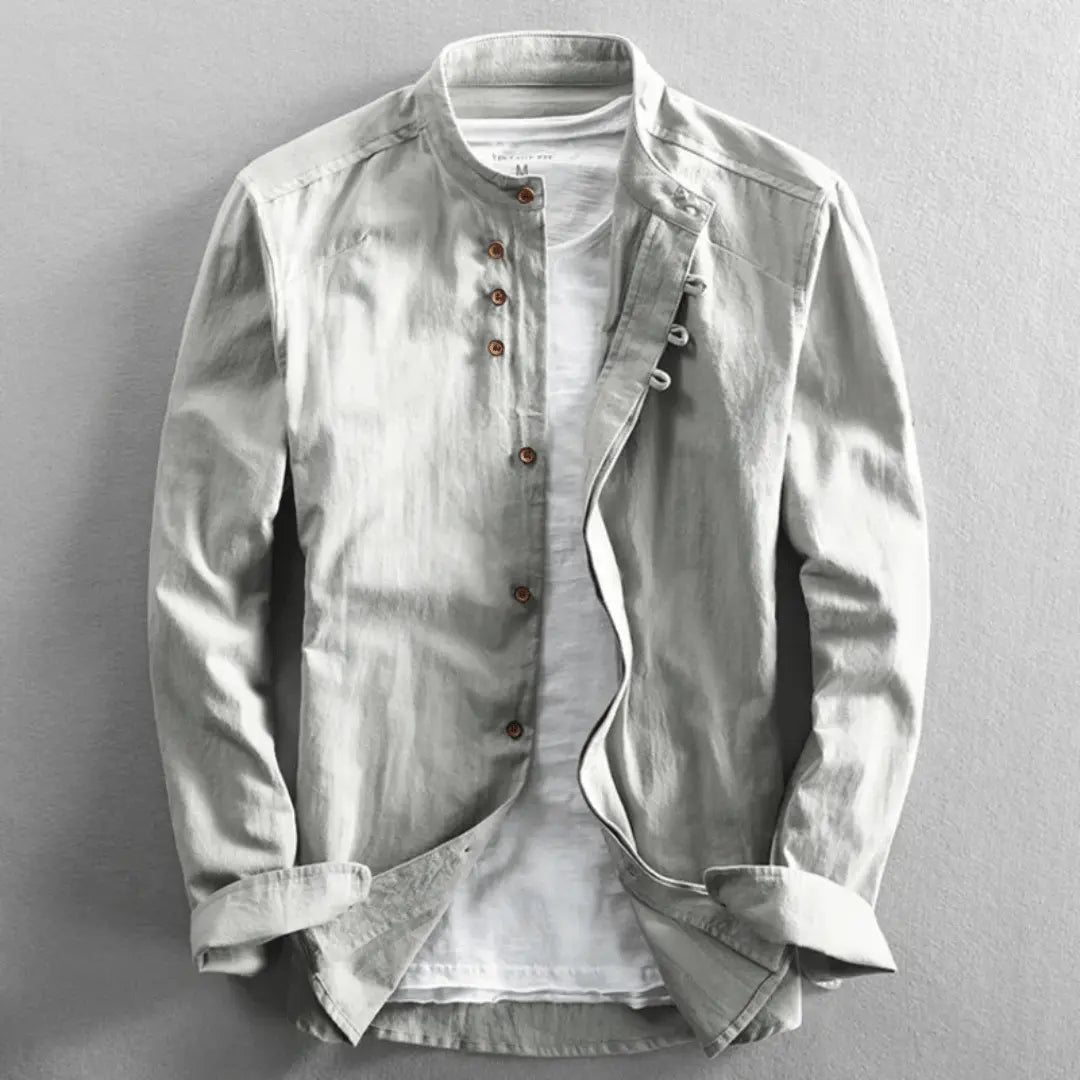 Takumi Linen Blend Shirt · Oliver Bradley