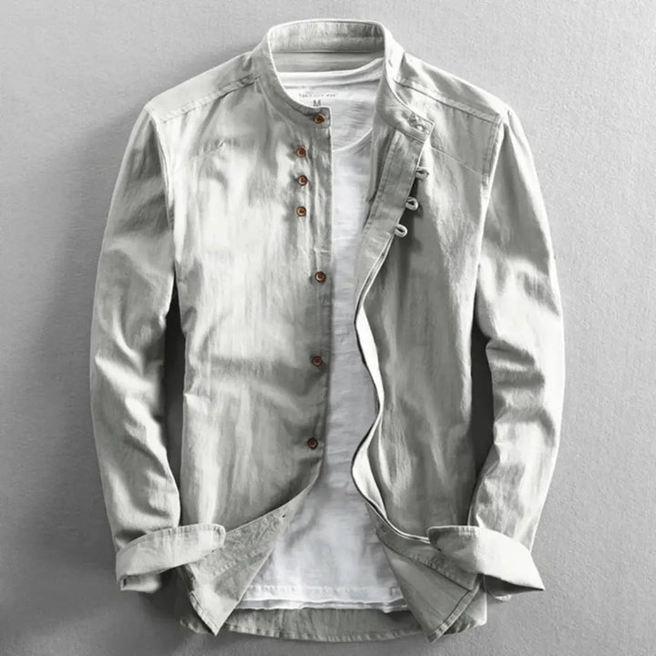 Takumi Linen Blend Shirt · Oliver Bradley