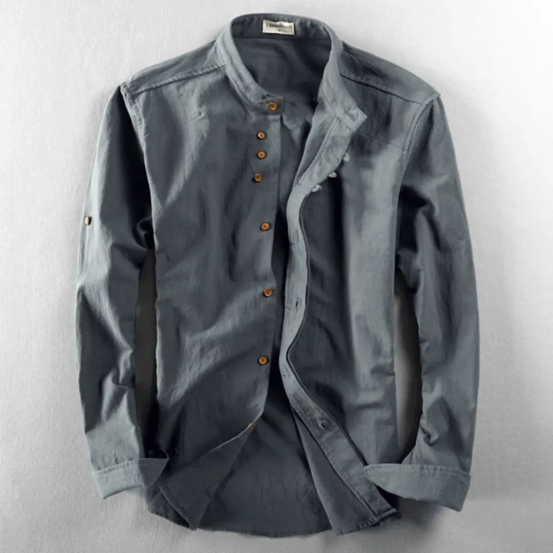 Takumi Linen Blend Shirt · Oliver Bradley