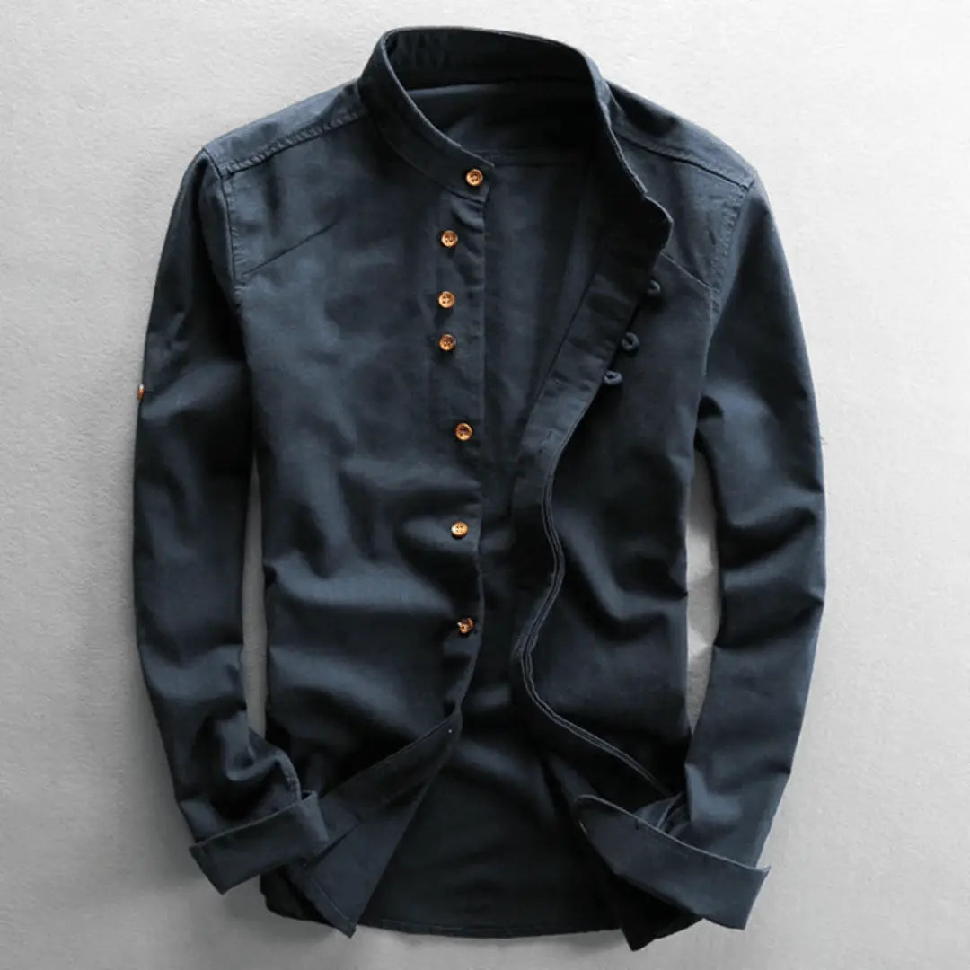 Takumi Linen Blend Shirt · Oliver Bradley