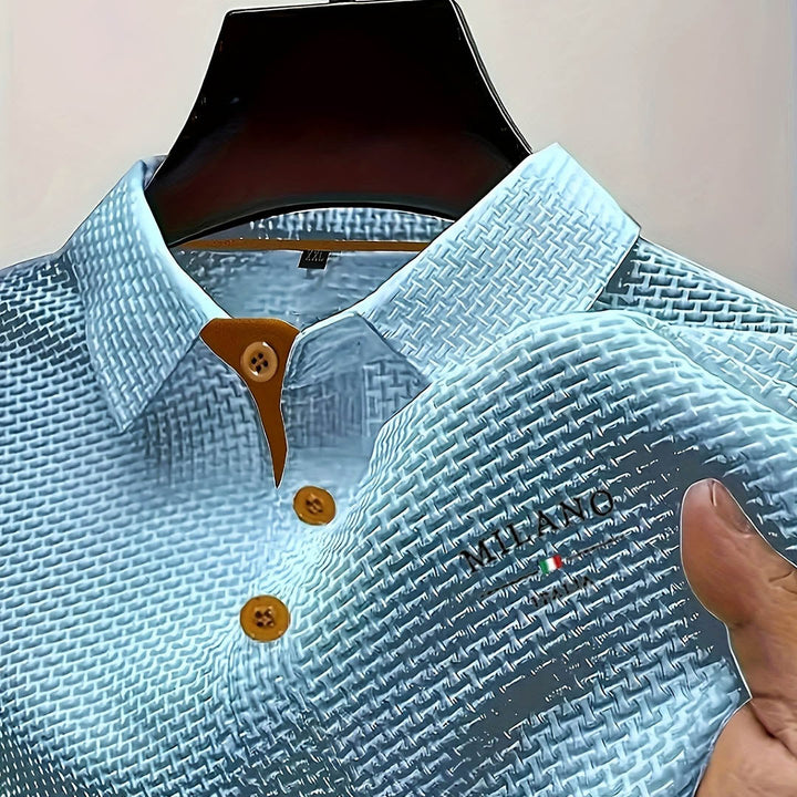 TEXTURED POLO SHIRT FOR MEN · Oliver Bradley