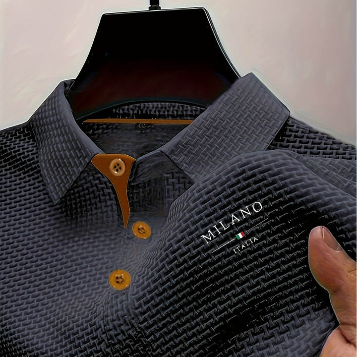 TEXTURED POLO SHIRT FOR MEN · Oliver Bradley