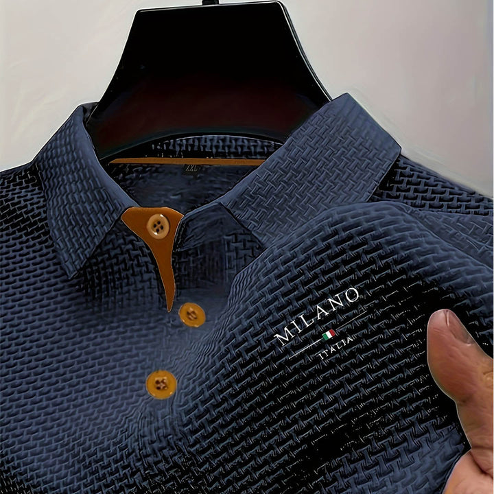 TEXTURED POLO SHIRT FOR MEN · Oliver Bradley