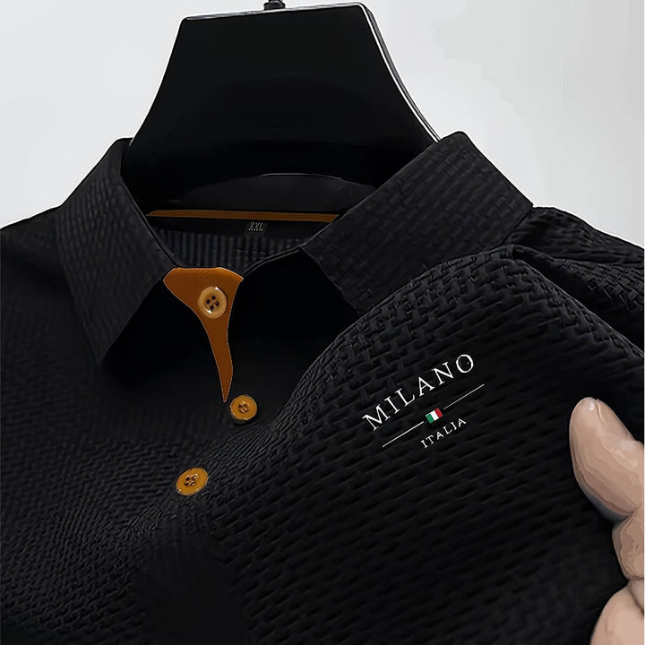 TEXTURED POLO SHIRT FOR MEN · Oliver Bradley