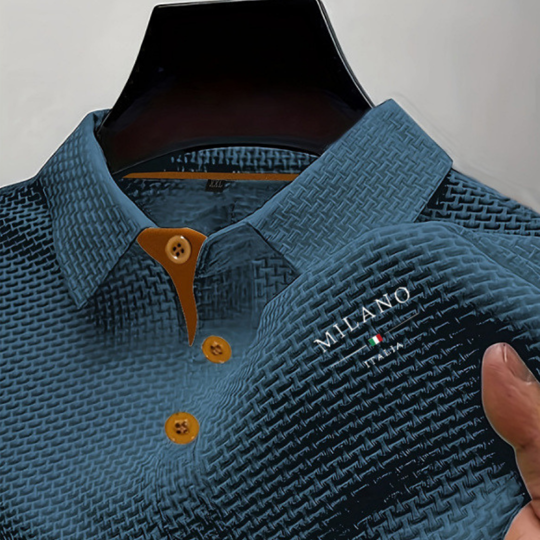 TEXTURED POLO SHIRT FOR MEN · Oliver Bradley