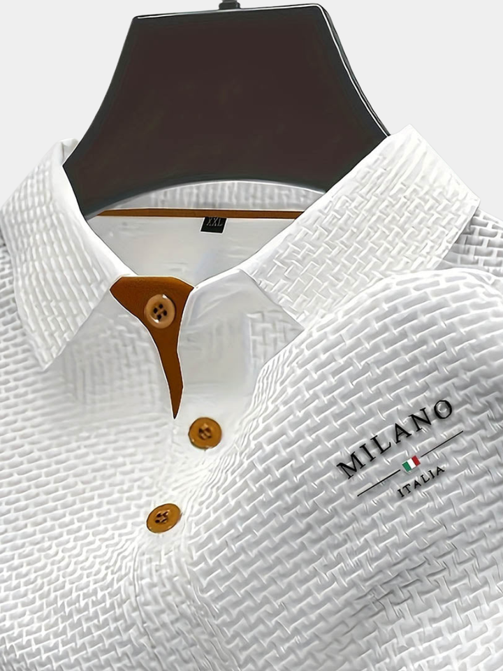 TEXTURED POLO SHIRT FOR MEN · Oliver Bradley
