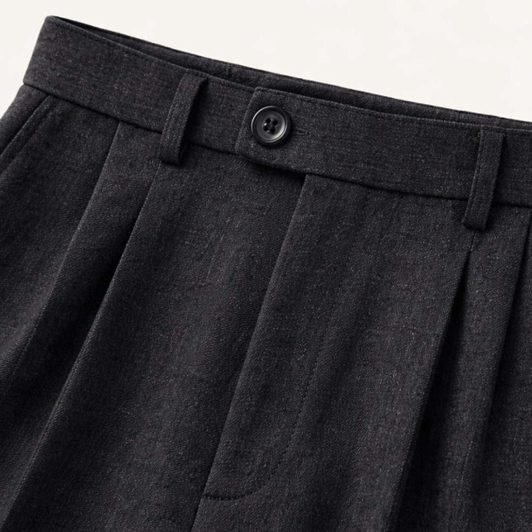 The Brighton Men’s Vintage Classic Tailored Pleated Pants · Oliver Bradley