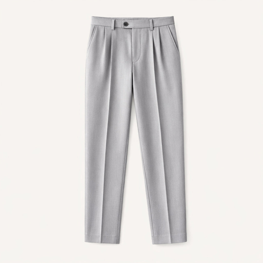 The Brighton Men’s Vintage Classic Tailored Pleated Pants · Oliver Bradley